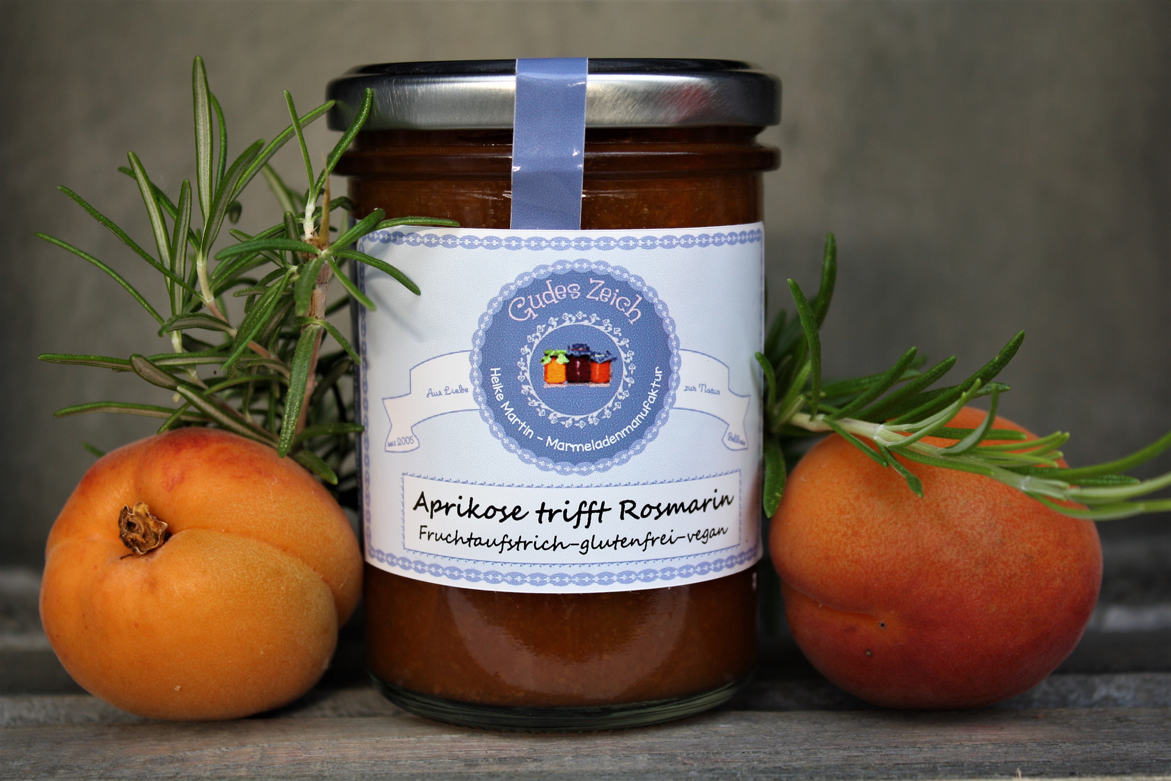 Aprikosen-Rosmarin-Marmelade